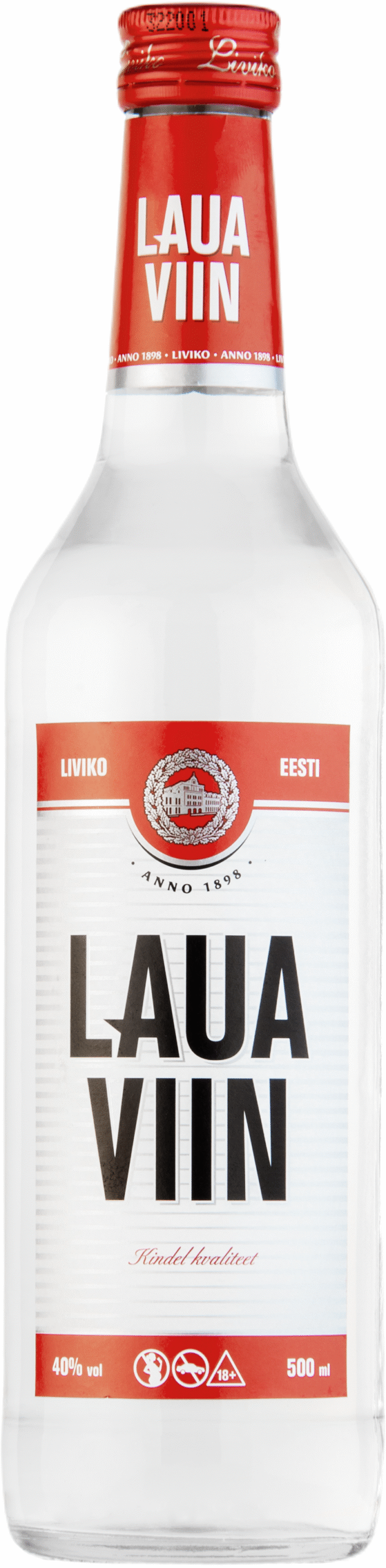 Laua viin 40% 0,5L klaas