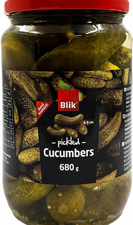 BLIK Marineeritud kurgid 680g (6-9)