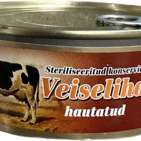 Hautatud veiseliha de lux konserv 250g