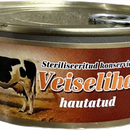 Hautatud veiseliha de lux konserv 250g