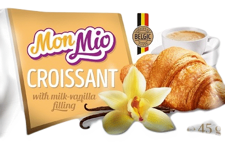 MONMIO Croissant piima ja vaniljetäidisega