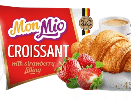 MONMIO Croissant maasikakreemi täidisega