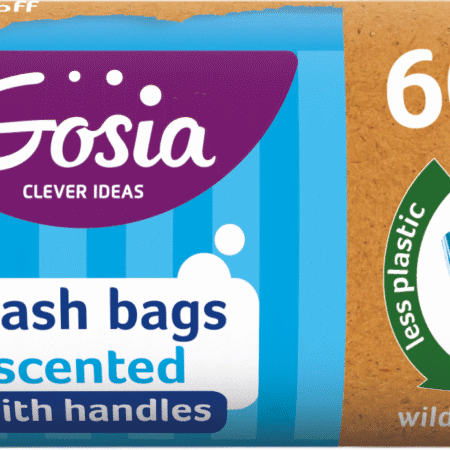 GOSIA Lõhnastatud prügikotid sangadega 60L 20tk