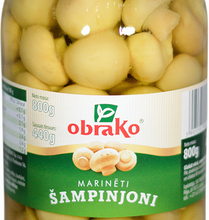 OBRAKO Marineeritud põldseened 800g