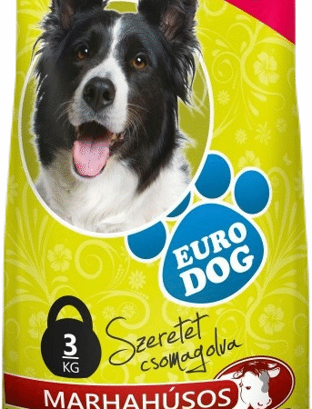 EuroDog Plus Koeratoit täiskasvanud koerale veiselihaga 3kg