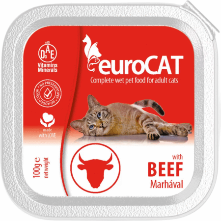 EuroCat Kasside märgtoit veisega 100g