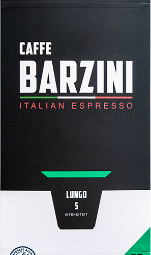 Kohvikapslid Caffe Barzini Lungo 22tk (sobivad Nespresso masinatele)
