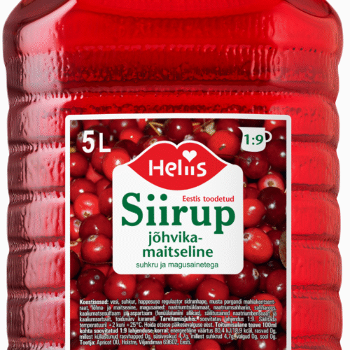 Siirup jõhvikamaitseline 5L