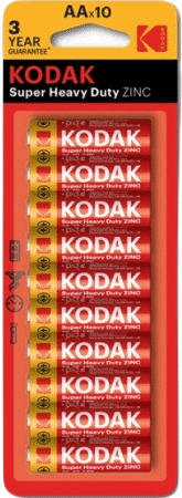 KODAK Extra Duty patarei AA 10tk