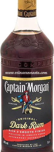 Captain Morgan Dark rumm 100cl 40%
