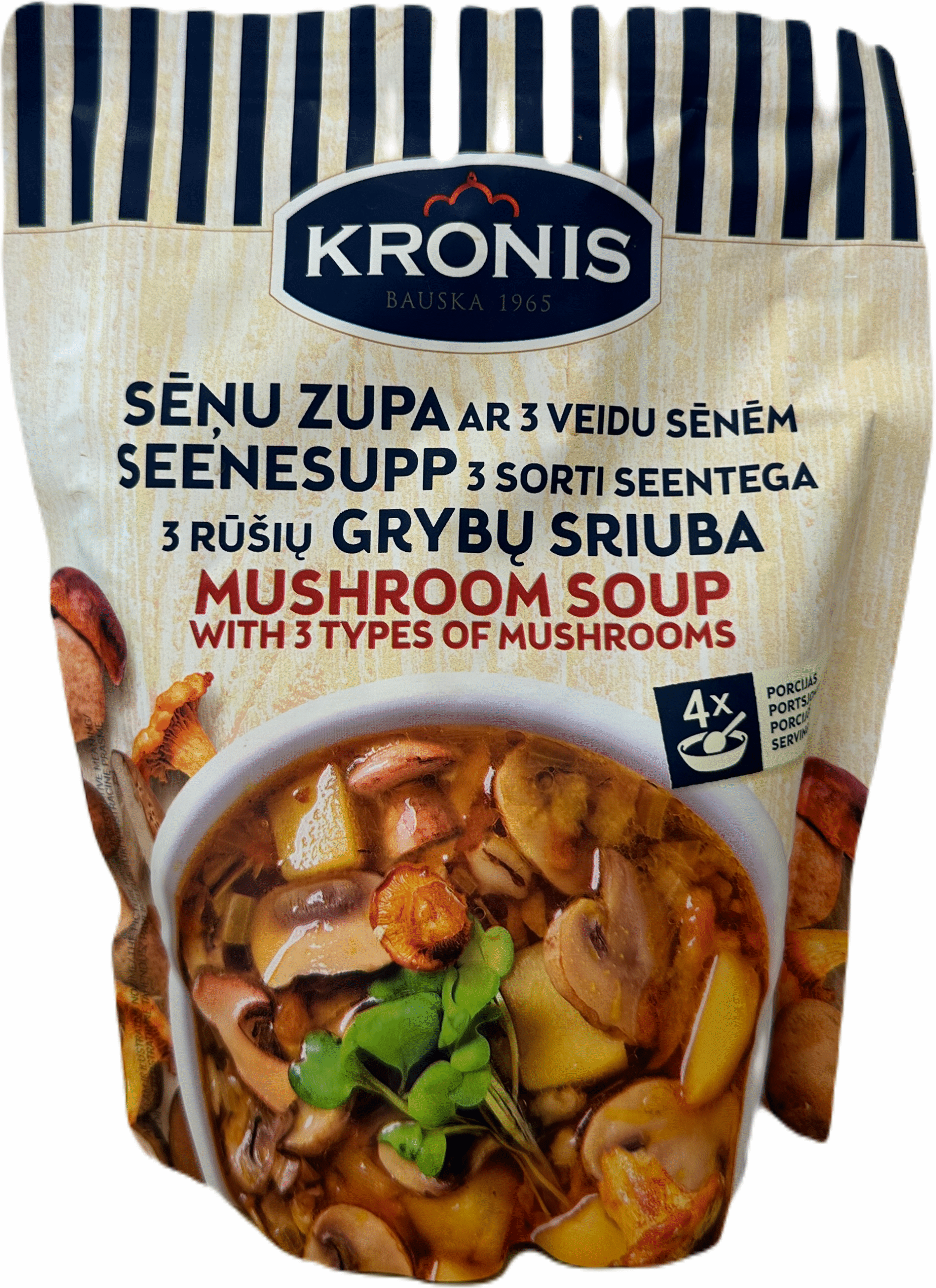 Seenesupp 3 tüüpi seentega 530g