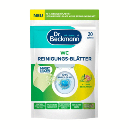 Dr Beckmann Magic Leaves WC puhastusvahend Citrus 20tk