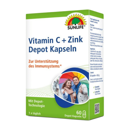 Sunlife Vitamiin C + ZINC 60 kapslit
