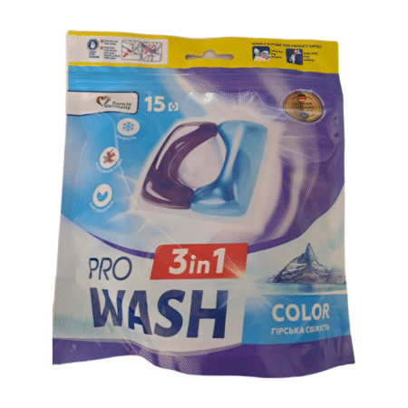 PRO WASH Universaalsed pesukapslid 15tk