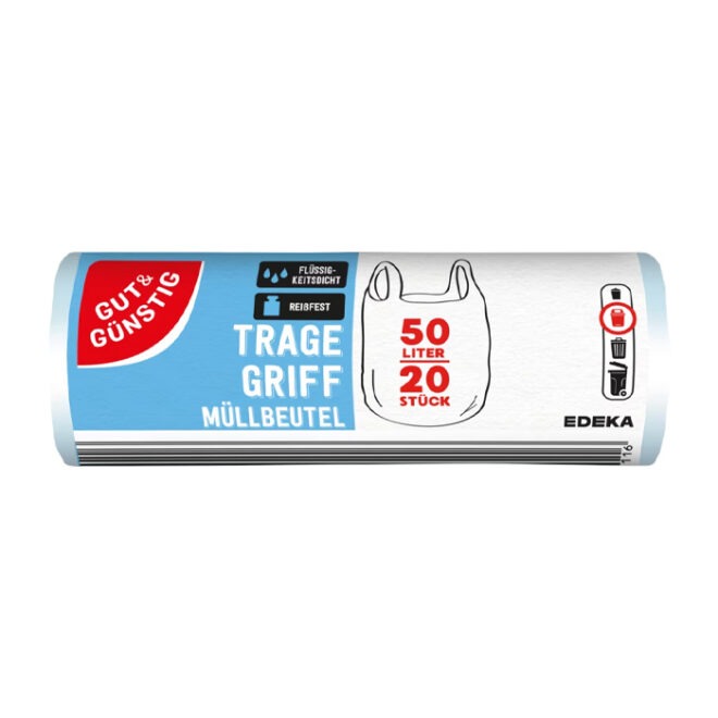 Gut&Günstig Sangadega prügikotid 50L 20tk