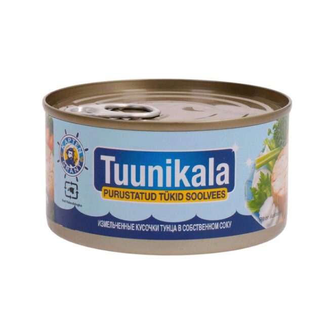 Kapten Grant Tuunikala purustatud tükid soolvees EO 185g