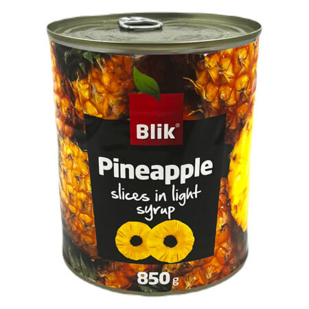 BLIK Ananassiviilud siirupis 850g