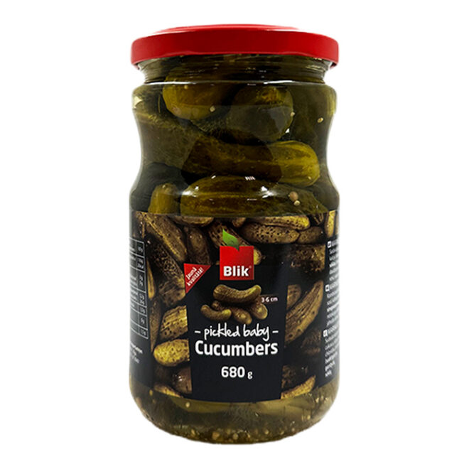 BLIK Marineeritud kurgid 680g (6-9)