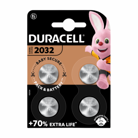 Duracell patarei DL 2032 3V liitium 4tk.