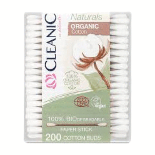 Cleanic Naturals Organic vatitikud 200tk