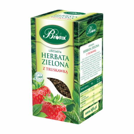 Roheline tee maasikaga 100g