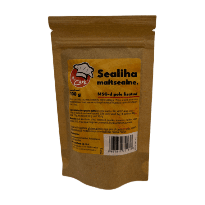 Sealiha maitseaine ilma lisatud MSG-ta 100g