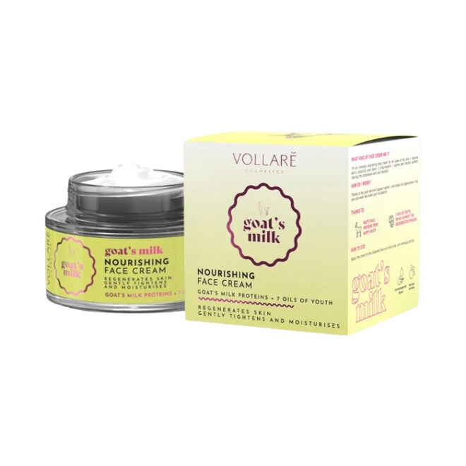 VOLLARE Nourishing face cream with goat milk & 7-oil 50ml