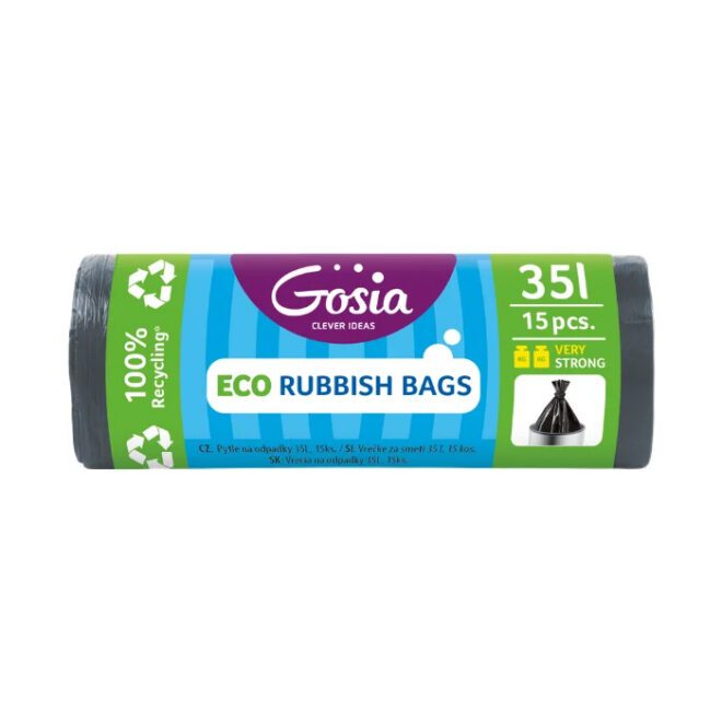GOSIA Мешки для мусора с ароматизированными линиями ECO 35L 30шт