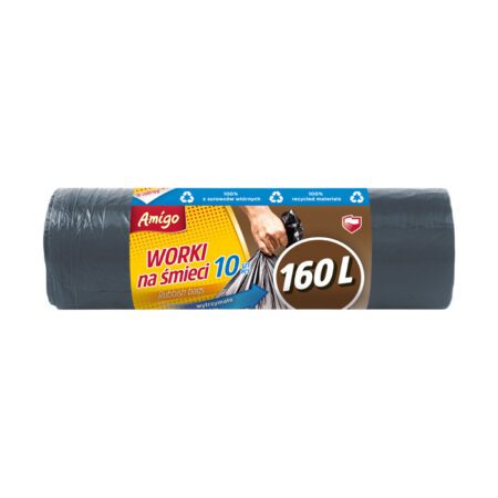 AMIGO Prügikotid LDPE 160L 10tk