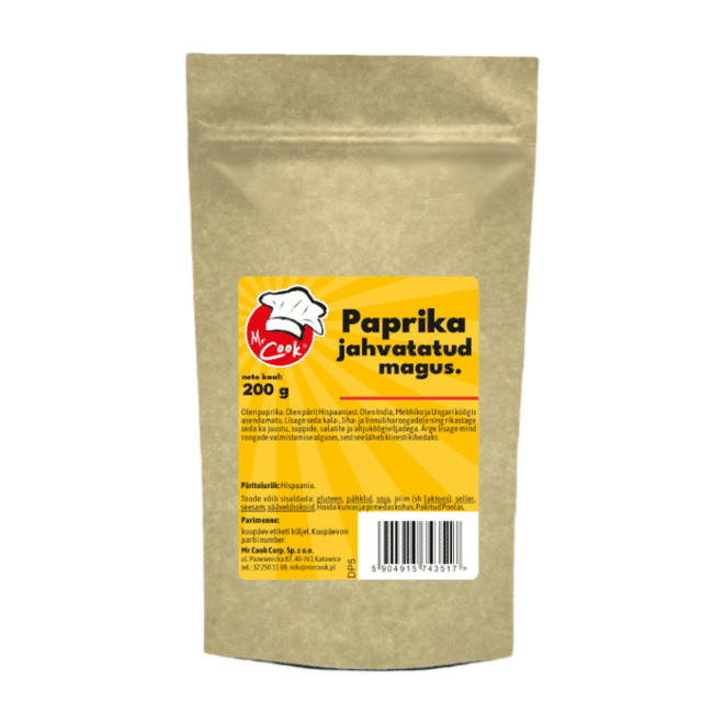Jahvatatud paprika magus 200g
