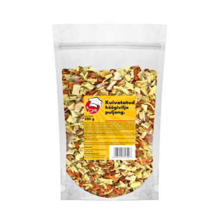 Kuivatatud köögivilja puljong 250g