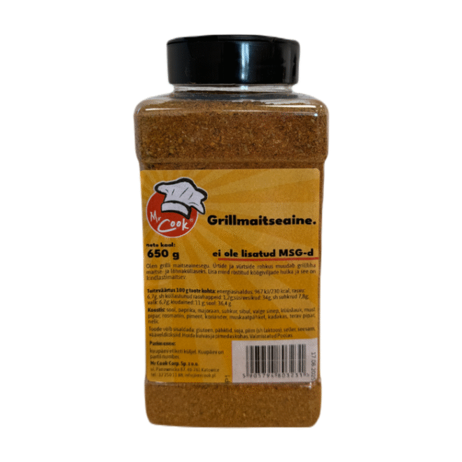 Grillmaitseaine ilma lisatud MSG-ta 650g
