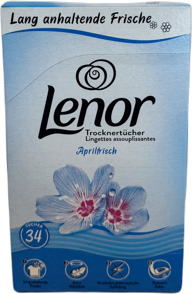 Lenor Salvrätikud pesu lõhnastamiseks Aprilfrisch 34tk