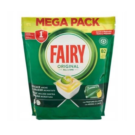 Fairy Original All-in-One nõudepesumasina kapslid sidrun 82tk