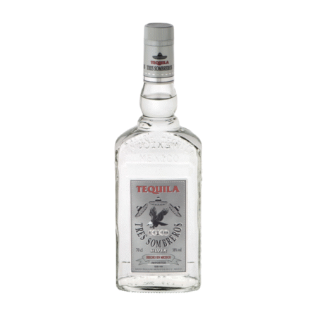 Tequila Tres Sombreros Silver 38% 0,7L