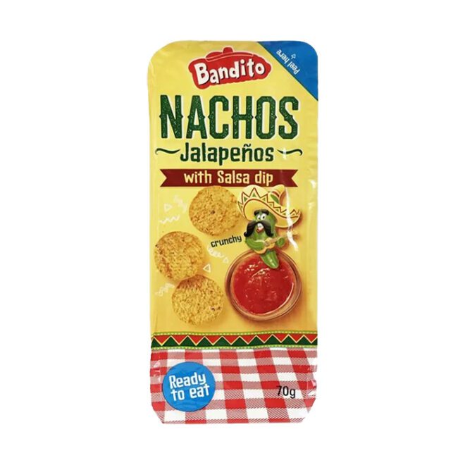 Bandito Nacho krõpsud salsa dipiga 70g