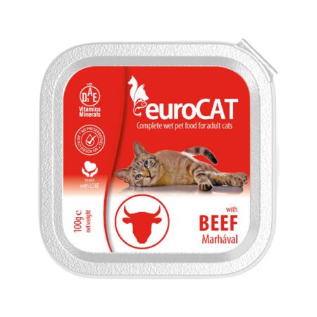 EuroCat Kasside märgtoit veisega 100g