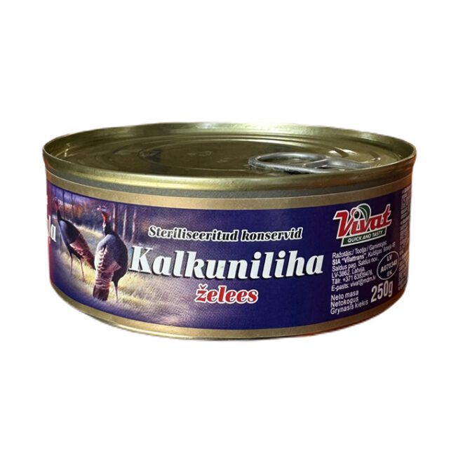 Kalkuniliha konserv želees 250g