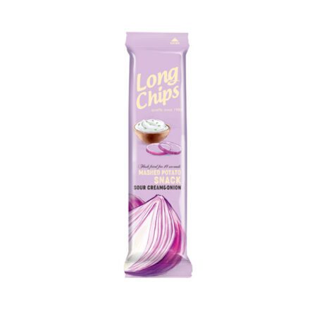 Long Chips Kartulivahvel Hapukoore- ja sibulamaitseline 75g