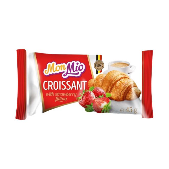 MONMIO Croissant maasikakreemi täidisega