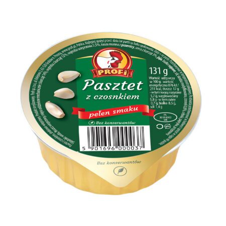 Pasteet linnuliha ja küüslauguga 131g