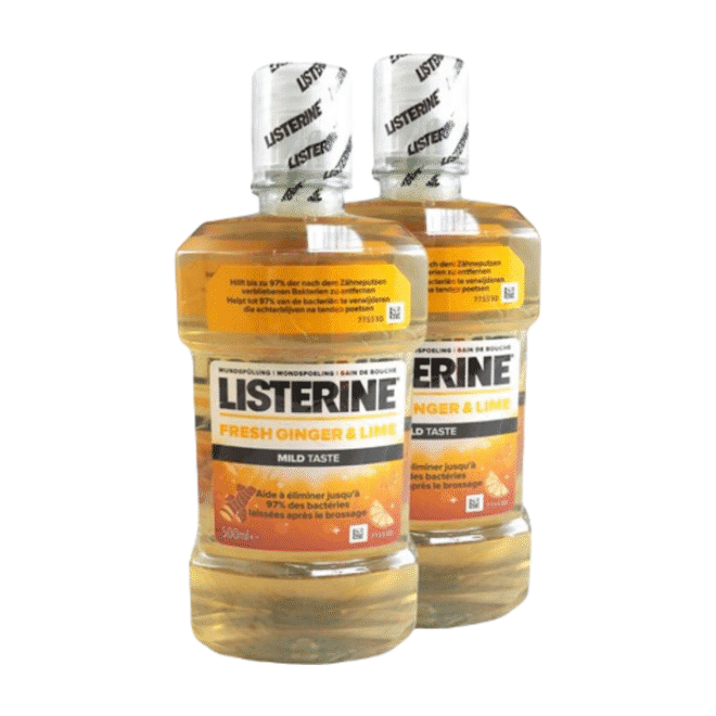 Listerine Suuloputusvesi Ingver&Laim 2x500ml