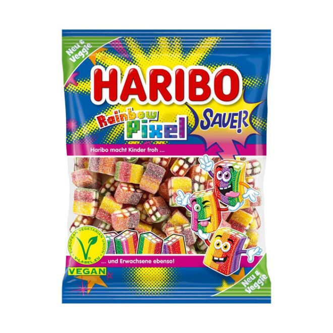 Haribo PIXEL Hapud Kummikommid 160g