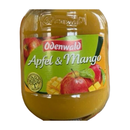 Odenwaldi Õuna-mango püree glükoosita 355g