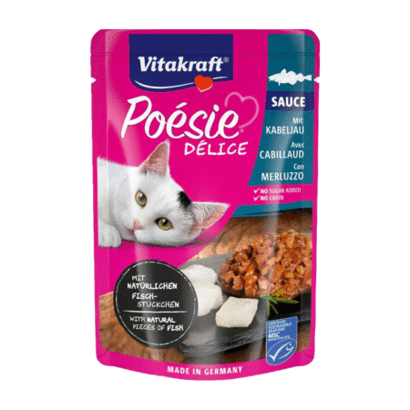 Vitakraft Poeesia kasside märgtoit kalaga 85g
