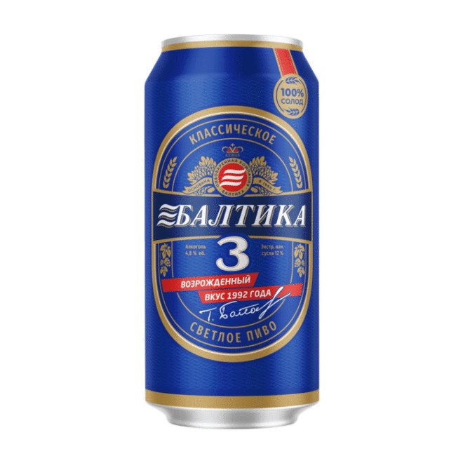 Балтика N3 Классик 4.8% 0.9л +ПАНТА