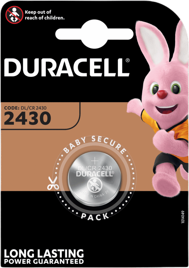 Duracell patarei DL 2430 3V liitium 1tk.