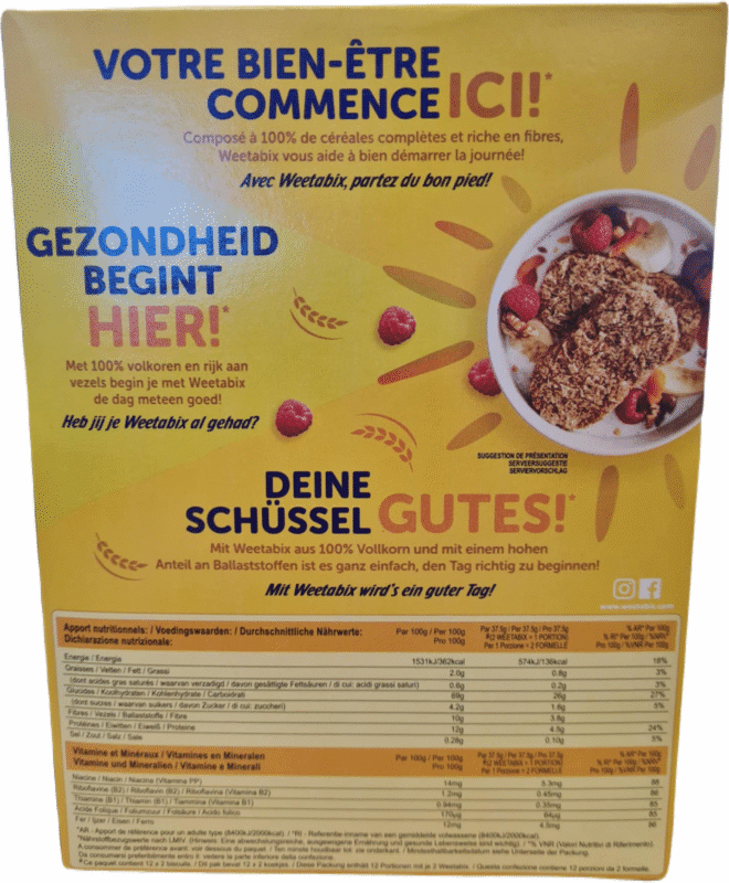 Weetabix Original 95% täisteranisuhelbed 430g