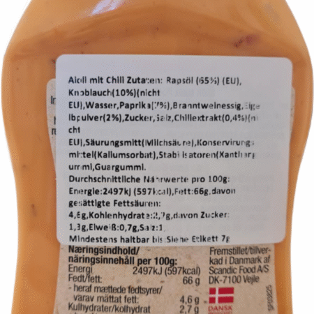 Svansø Aioli Kaste Tšilliga 210ml