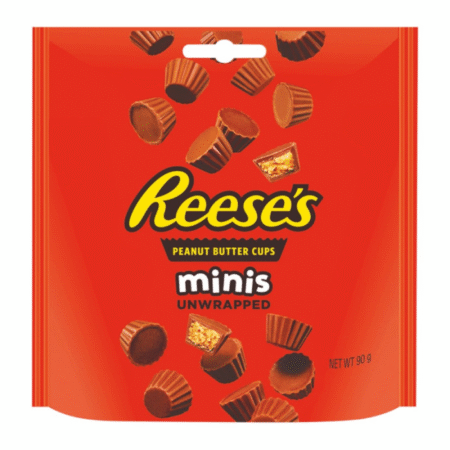 Reeses Šokolaadikommid Maapähklikreemiga Minis 90g